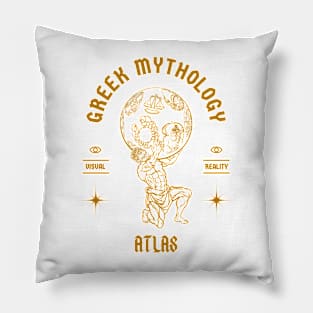 Atlas Greek Mythology Pillow
