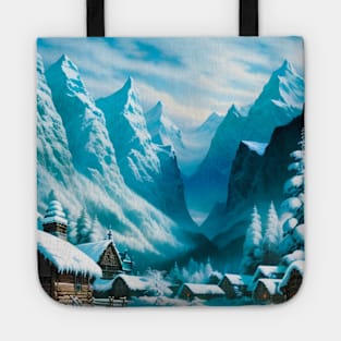 Winter Valley with Snow Tote