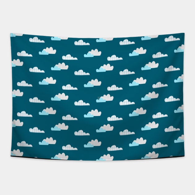 Cloudy sky Tapestry by LaPetiteBelette