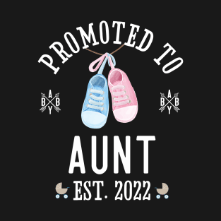 Promoted to Aunt Est 2022 T-Shirt