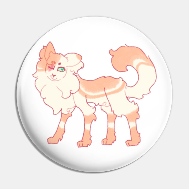 Brightheart Warrior Cats Design Warrior Cats Pin Teepublic