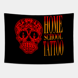 HomeSchoolTattoo SugarSkull Tapestry