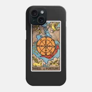 X. Wheel of Fortune Tarot Card Phone Case