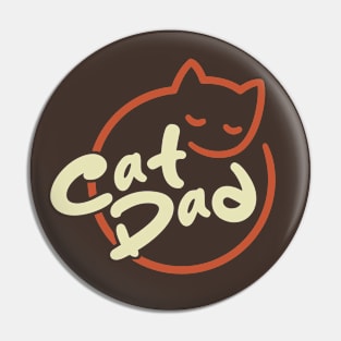 Cat Dad Pin