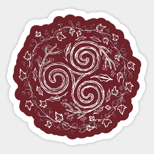 Loop Leaf - Leaf - Sticker