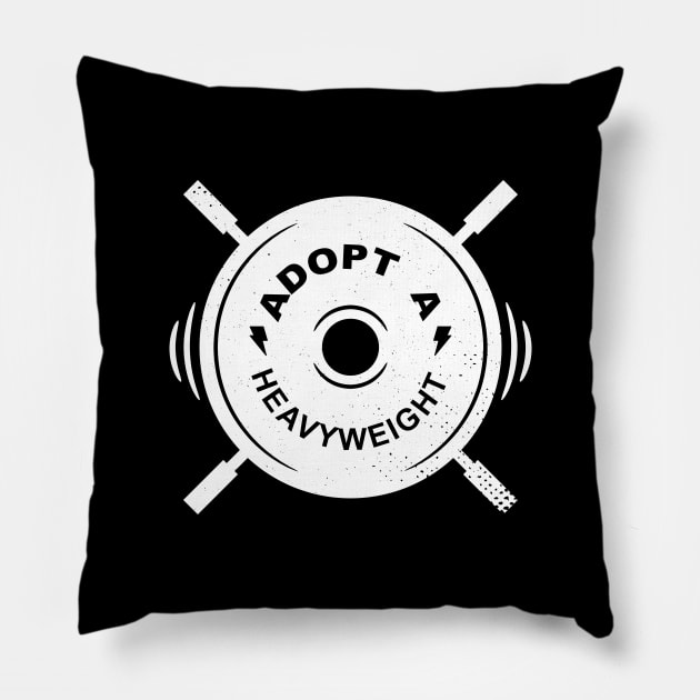 'Adopt a Heavyweight' Radical Kindness Shirt Pillow by ourwackyhome