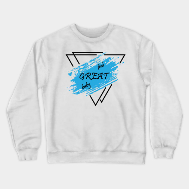 baby blue crew neck