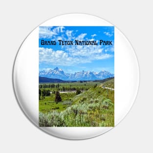 The Tetons from afar Pin