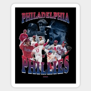 Phillies Phightins Barbell Powder Blue Gym - Phillies - Magnet