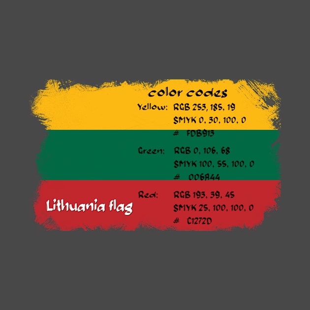 lithuania flag by hveyart