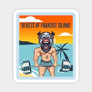 Beasts of paradise island Magnet