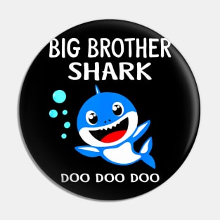 Brother Of The Shark Birthday Boy Girl Party Family Pin