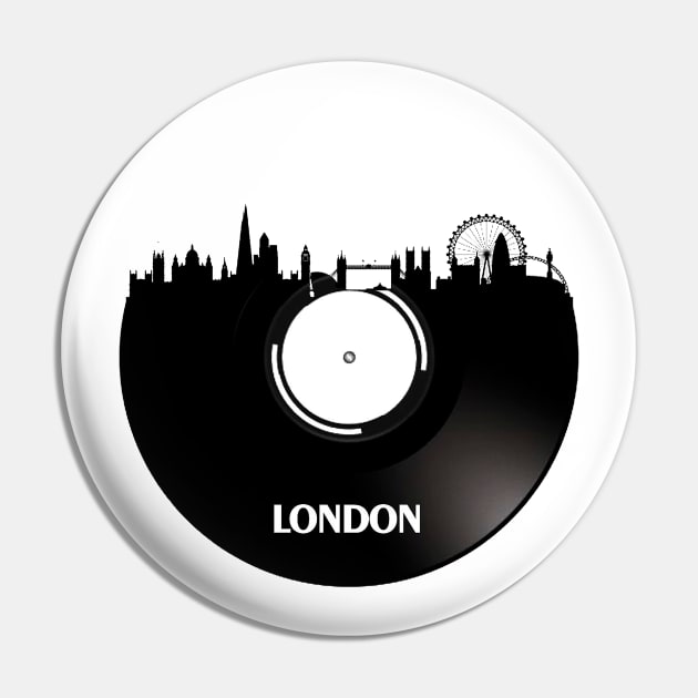 London - England Vinyl Pin by Ferrazi