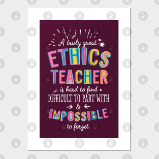 Affiches Et Tirages D Art Ethics Teacher Gifts Teepublic Fr