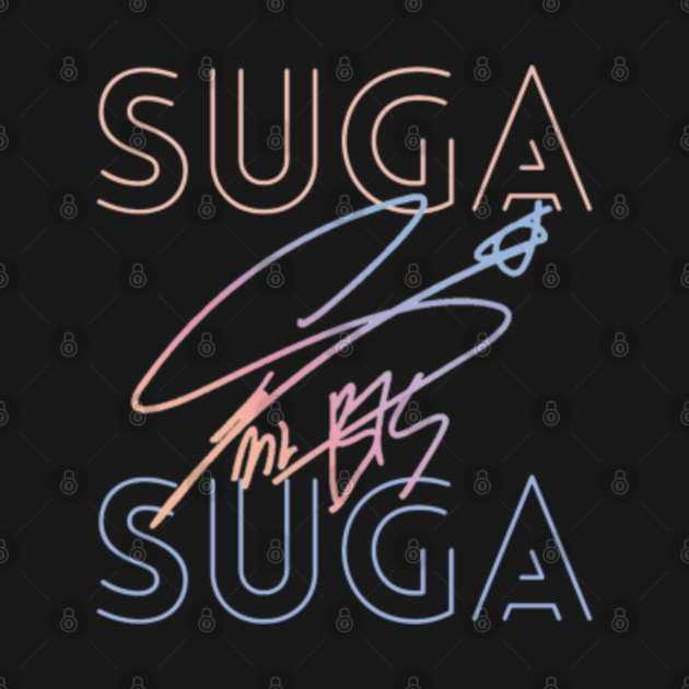 BTS Suga Name - Bts - Crewneck Sweatshirt | TeePublic