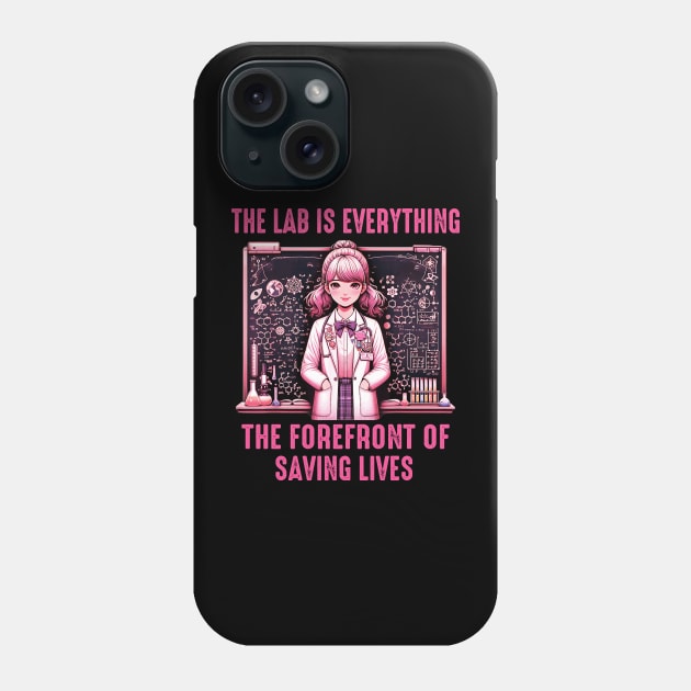 The Lab Is Everything The Forefront Of Saving Lives Lab Week Phone Case by artbyGreen