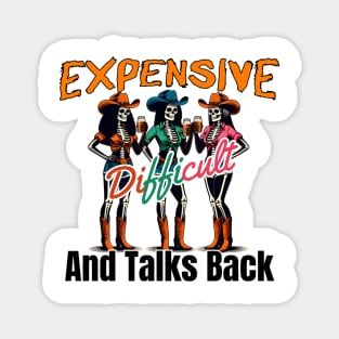 Expensive Difficult And Talks Black Cowgirl Western Rodeo Melanin Black History Texas Magnet