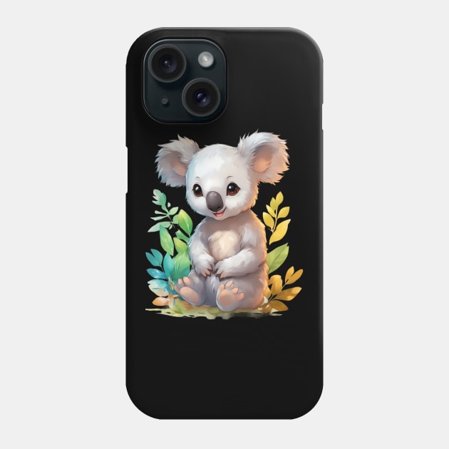 Kute Adorable Baby Koalas Phone Case by animegirlnft