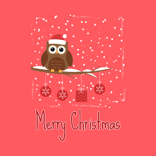 Owl Christmas #2 by marcusmattingly
