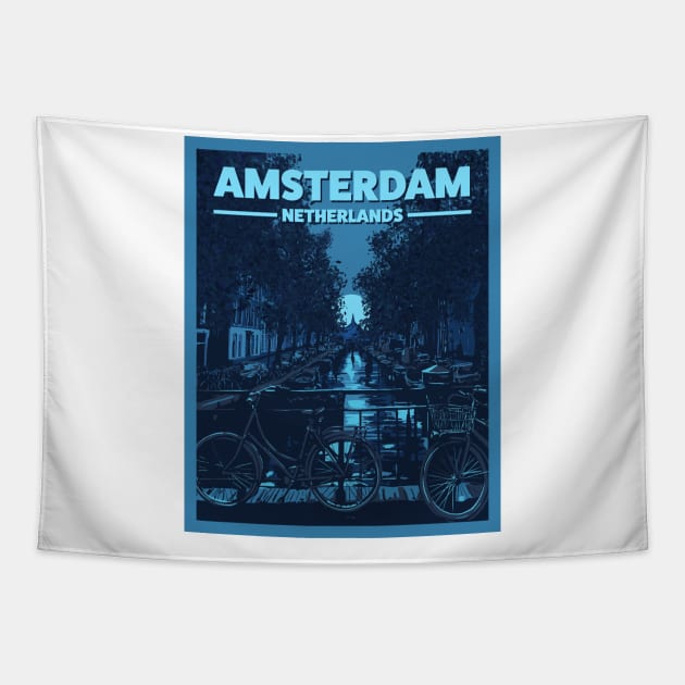 Amsterdam Tapestry by nicholashugginsdesign