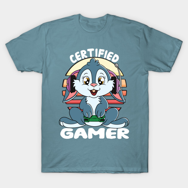 Discover Certified Gamer Rabbit - Gamer Boy - T-Shirt