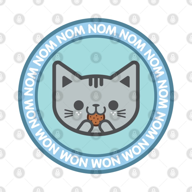 Nom Nom Cat by Kitty Cotton