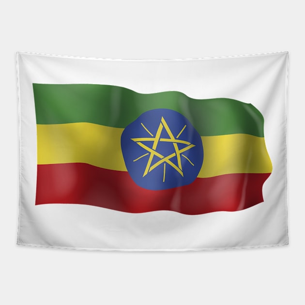 Ethiopia flag Tapestry by SerenityByAlex