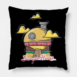 burger house Pillow