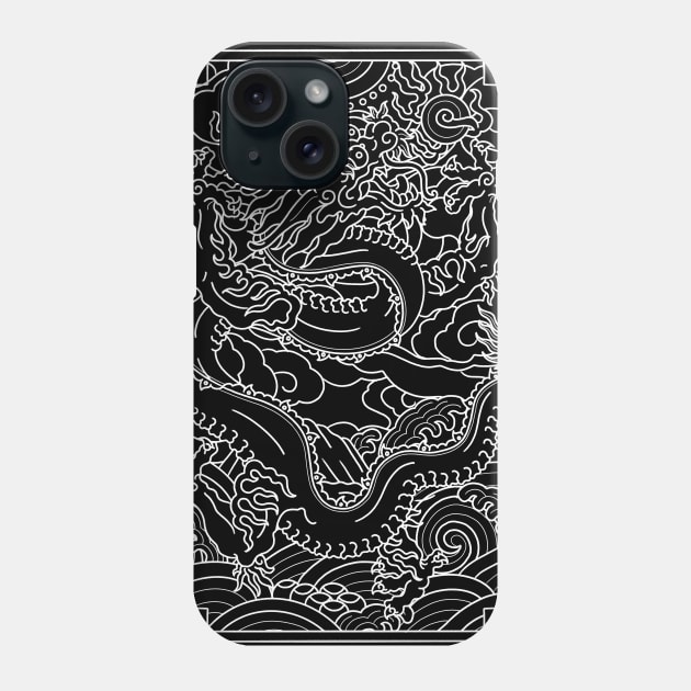 Chinese Dragon I Phone Case by Don Chuck Carvalho