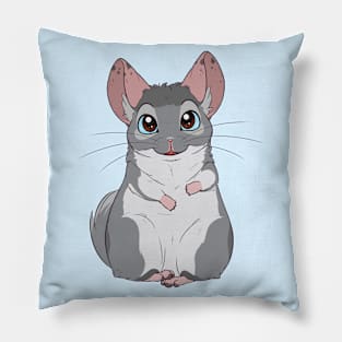 Happy chinchilla Pillow