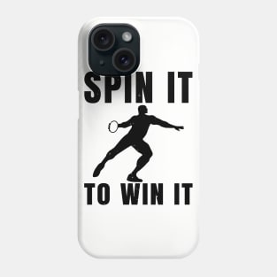 Mens Discus Spin To Win Athlete Gift Phone Case