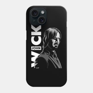 focus and John Wick Phone Case