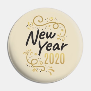 New year 2020 Pin