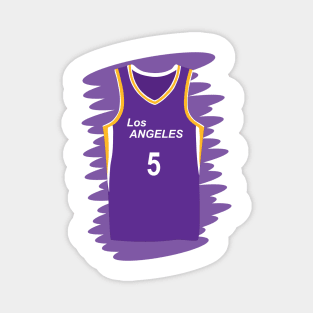 Los Angeles Sparks number 5 uniform Magnet