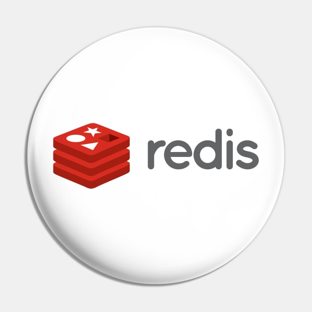 Redis Logo Pin by hipstuff