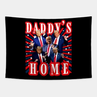Trump Dancing Daddy’s Home Patriotic Trump Dance Tapestry