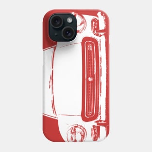 Austin Healey Sprite MkIV 1960s British classic car monoblock white Phone Case