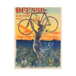 Poster advertisement for the Deesse bicycle T-Shirt