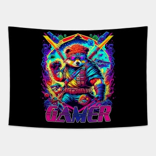 Gamer  illustration Tapestry