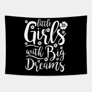 Little Girls With Big Dreams Feminist Activist Tapestry