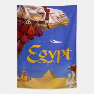 Egypt (1960) vintage poster by David Klein Tapestry