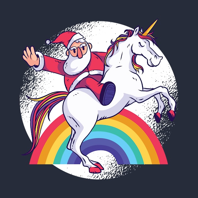 Santa Unicorn by otaku_sensei6