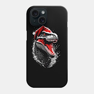 T Rex Claus Phone Case