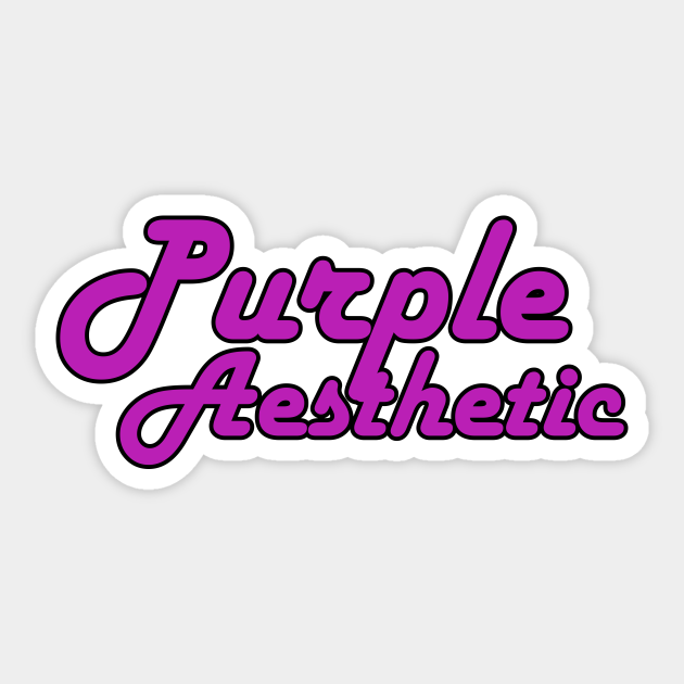 70+ Incredible Aesthetic Stickers Purple Draft