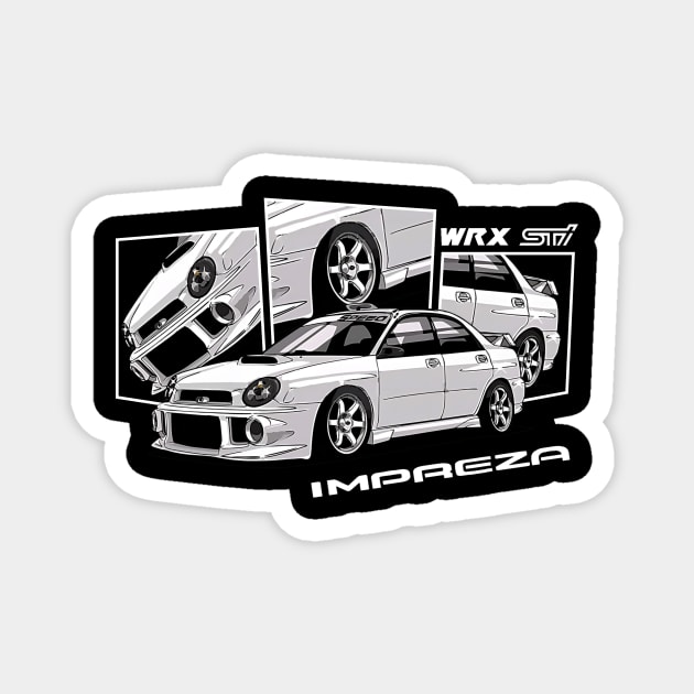 Impreza WRX STI Bugeye, JDM Magnet by T-JD