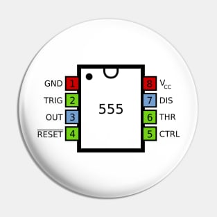 555 Timer IC Pin