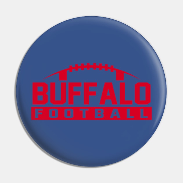 Buffal Football Pin by CasualGraphic