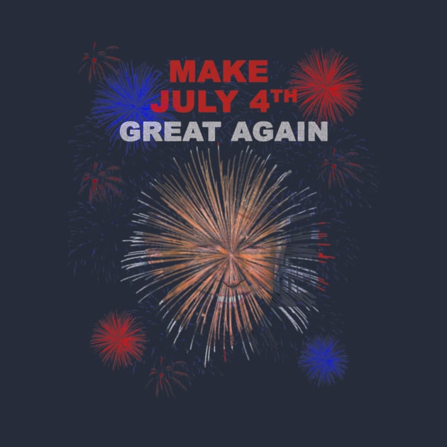 Donald Trump Make 4th Of July Great Again Patriot Tee by Macy XenomorphQueen