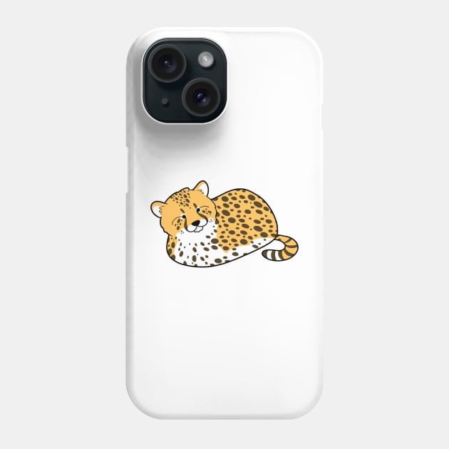 Cheetah Cat Loaf Phone Case by little-ampharos