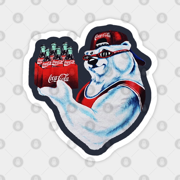 Coca Cola Coke - Polar Bear Magnet by nicklower